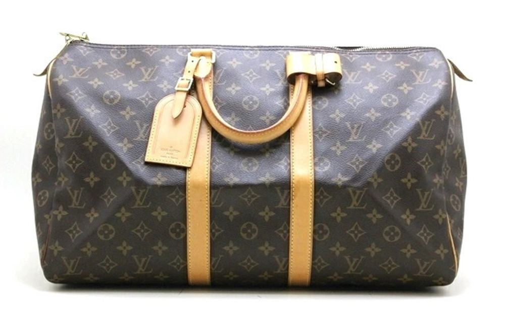LOUIS VUITTON Keepall Boston Bag Monogram